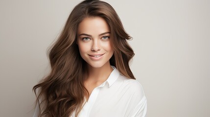 camera woman with brown hair
