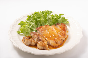 豚肉の香味照り焼き
