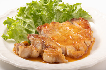 豚肉の香味照り焼き