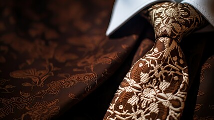 vintage brown tie