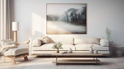 modern blurred interior design living room