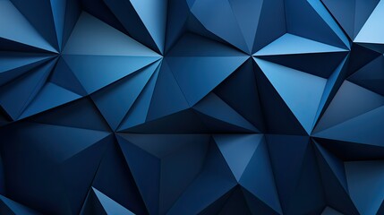 interconnected dark blue geometric background