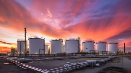 Obraz premium energy oil storage