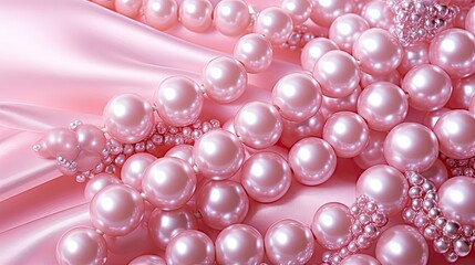 jewelry pink pearl background