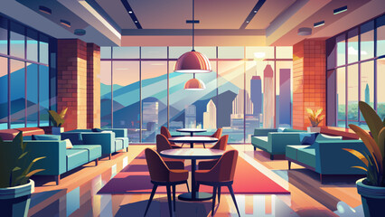 luxurious living room filled with color