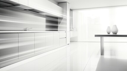 Fototapeta premium minimalist blurred interior rooms