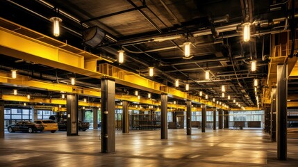 industrial parking garage lights