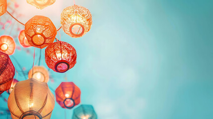 Mid Autumn Festival and vesak festival . (Vesak Lighting Nest)