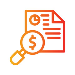 analysis gradient icon