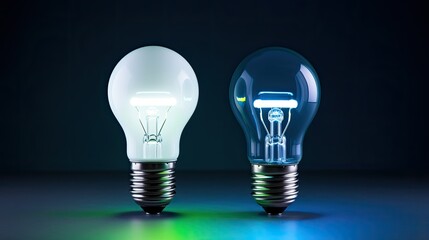 comparison energy efficient light bulb