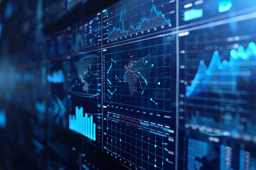 Visualization of AIs transformative influence on business strategy data analysis and efficiency 