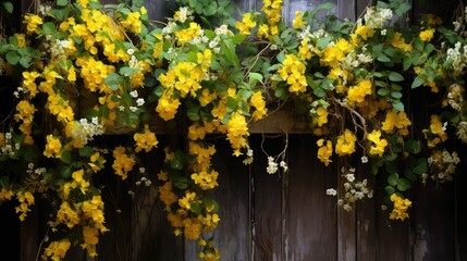 clusters yellow jasmine