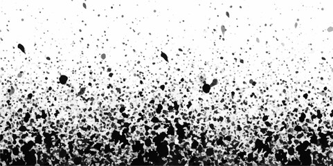 Abstract grunge texture with distressed overlay dust particle. Grunge Dirty White Distress Noise. Black paint spray white background. Black Grainy Texture On White Dust Overlay. Dark Noise Granules.