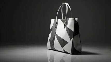 tote heather grey pattern
