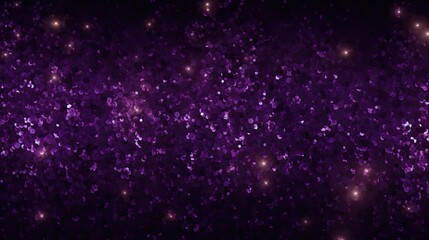 effect dark purple glitter background