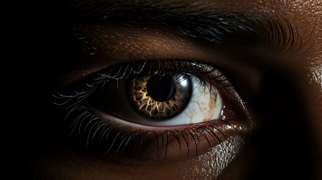 glare eyes in the dark In the second photograph