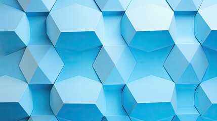 hexagons light blue geometric pattern
