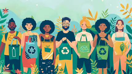 World Plastic bag free day - Peoples Must use recycle bags