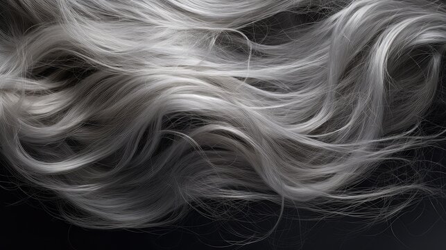 natural gray hair roots