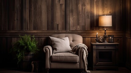 weathered dark wood panel