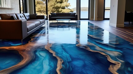 Obraz premium coating epoxy pour