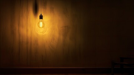 incandescent single light bulb
