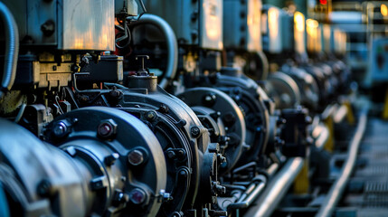 Fototapeta premium Oil and gas production industry.