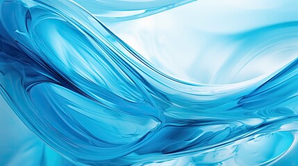 Fototapeta premium intricate blue paint swirl