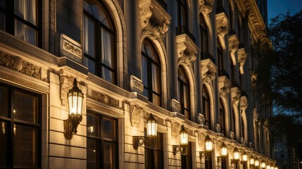 ambiance building exterior lighting