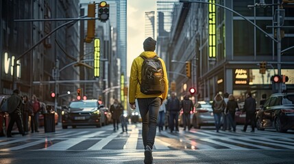 intersection walk light