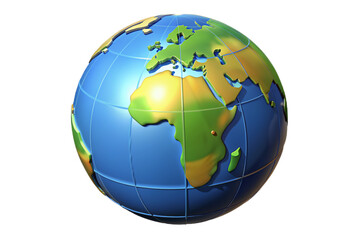 Naklejka premium Globe 3D Icon