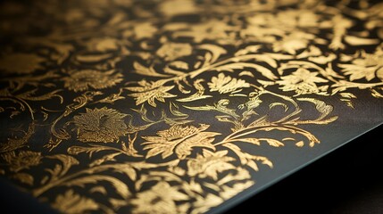 Fototapeta premium elegant dark gold foil