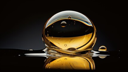 surface oil bubble
