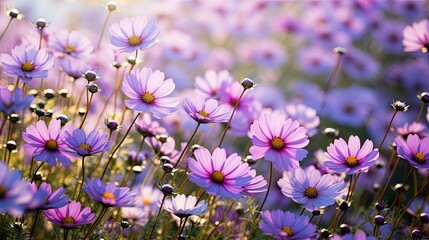 mesmerizing purple daisies
