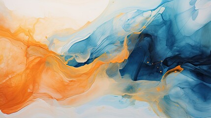 Fototapeta premium colors orange and blue abstract