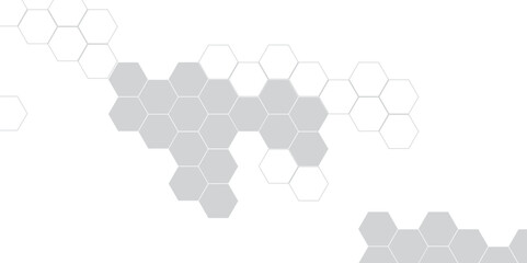 White Hexagonal Background. Luxury White Pattern. Vector Illustration. 3D Futuristic abstract honeycomb mosaic white background. geometric mesh cell texture. modern futuristic wallpaper.