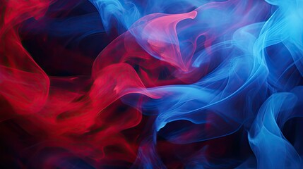 Obraz premium air blue red smoke