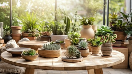 natural light wood tabletop