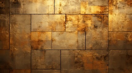 tiles golden rustic background