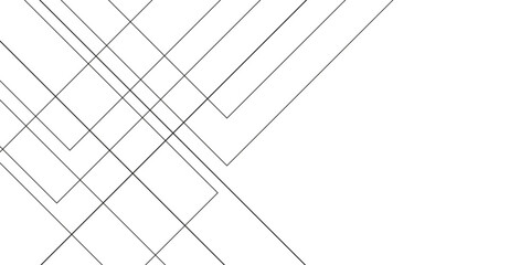 Elevate industrial designs with this exotic geometric pattern, Design of architecture and construction, abstract Simple geometric design, White background with intersecting black geometric lines.