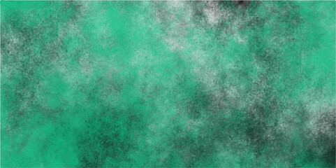 Mint background of smoke vape cumulus dramatic smoke loud.Neon misty fog effect smoke. watercolor mint cosmic background with distressed texture & grunge.liquid smoke rising neon cloudscape atmosphere