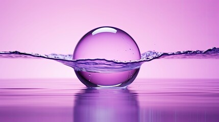 illusion purple sphere