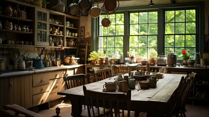 table rustic interiors