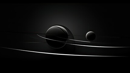 harmony dark abstract shapes