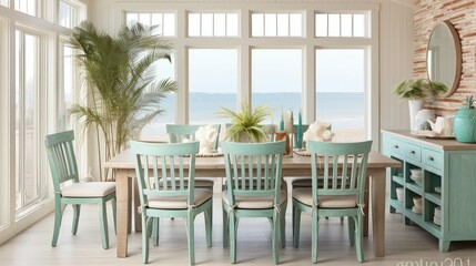 Obraz premium sand coastal interior design