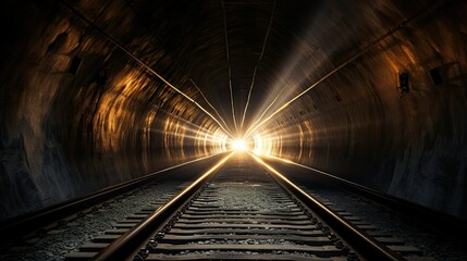 goal light at the end of tunnel