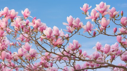 vibrant pink magnolia