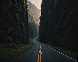 road to the mountains