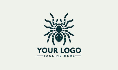 Tarantula vector logo illustration spider logo vector Tarantula spider vector illustration logo illustration for mascot or symbol and identity, emblem - obrazy, fototapety, plakaty