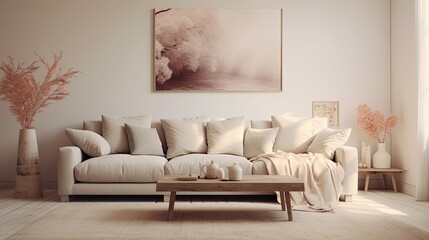 cozy blurred interior design catalog